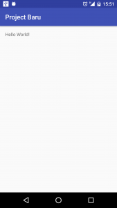 android blank activity example screenschot 